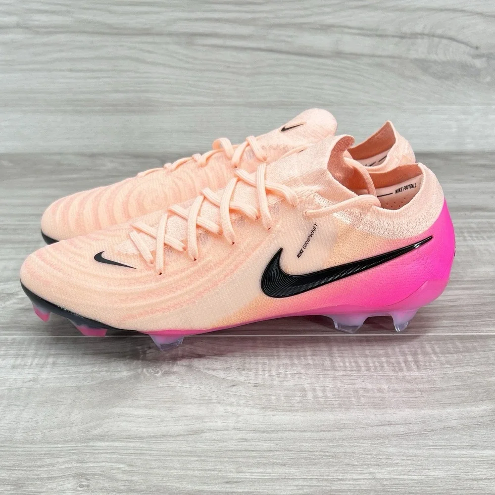 Nike Phantom GX 2 Elite FG Crimson Tint Pink Blast FJ2559-800 Mens Size 7.5